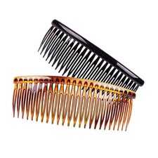 4 PCS 5.1 Inch 23 Teeth Plastic Hair Comb Clip Clamp Side Bridal Veil Access