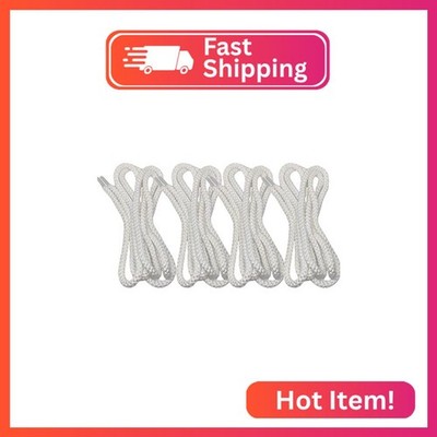 4 Pieces Round Hoodie Drawstrings Cord Replacement 6mm X 50 Inch Draw String for