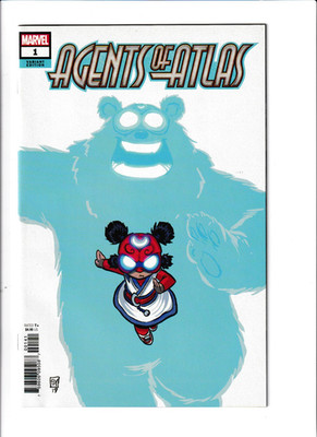 Marvel Comics Agents of Atlas 1 Skottie Young Variant 2019 NM Range