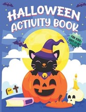 Halloween Activity Books For Kids Ages 4-8: A Spooky Halloween Workbook for Kids