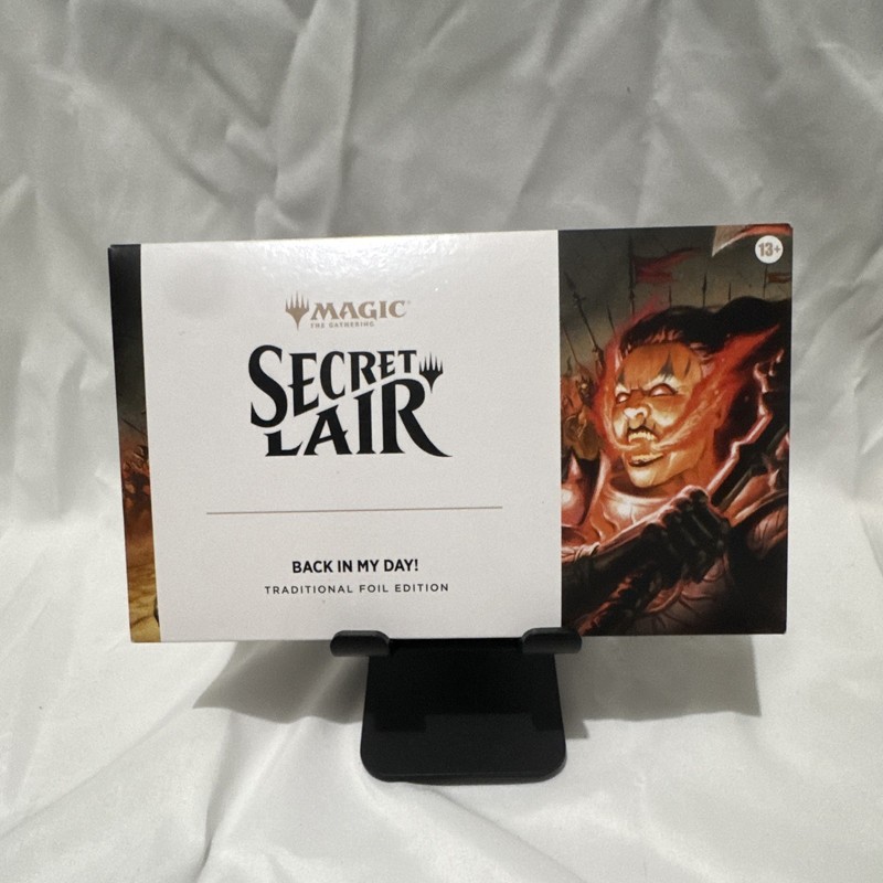 Magic: The Gathering Secret Lair Back in My Day Traditional Foil Sealed Box 2026