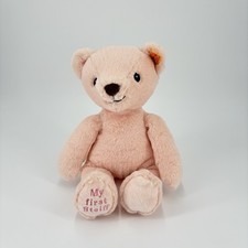 Steiff My First Steiff EAN 242137, pink, soft with embroidered eyes
