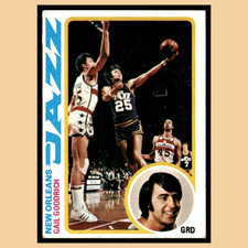 Gail Goodrich #95 1978 Topps New Orleans Jazz Basketball Card NBA EX