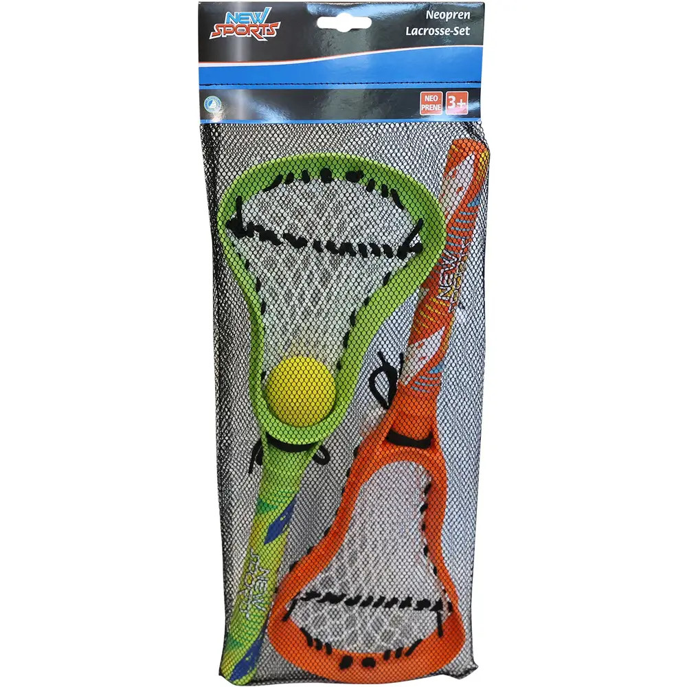 New Sports Mehrfarbig Neopren Lacrosse-Set, 3-Teilig (2 Spieler) - Image 3