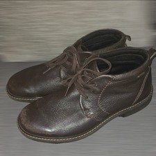Ecco Brown Leather Ankle Boots Gore-tex Men's Size 9