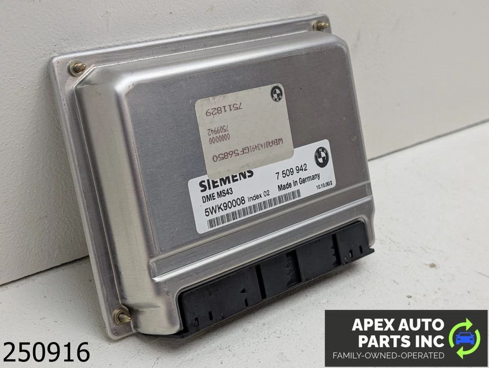 OEM 1997-2001 BMW 525i 2.5L Engine Computer Unit ECU - Image 3 of 4
