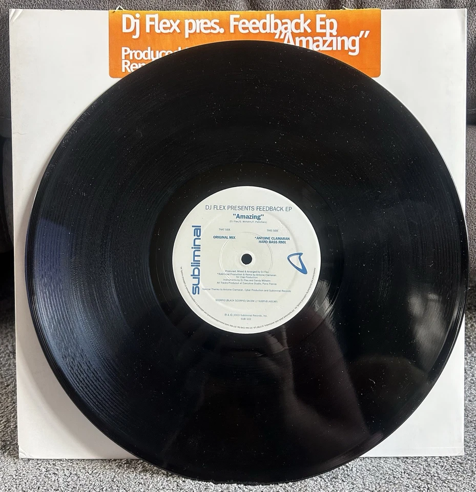 JOBLOT 4 x SUBLIMINAL RECORDS 12” House Vinyl Records. - Image 3 of 4