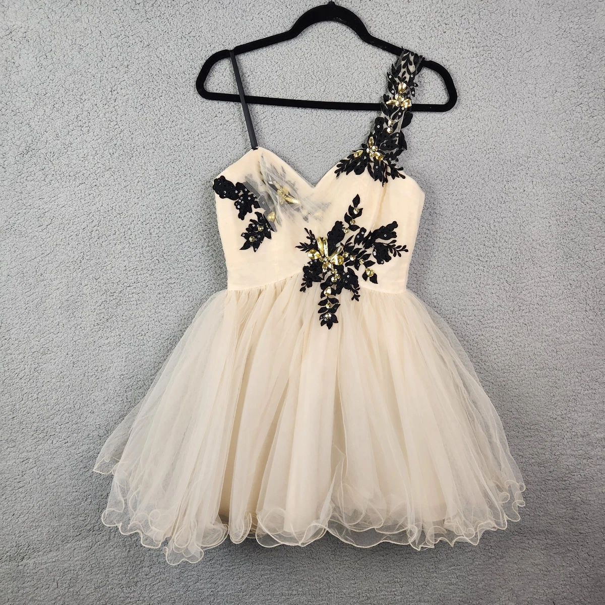 b darlin black and white dress Plus Size Gothic Wedding Dress in Blush Pink and Black color Size 2 / Pink
