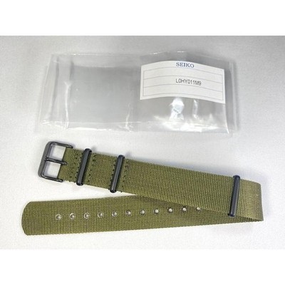 SEIKO Genuine Band Prospex Field Master L0HY011M9 Green Color Nylon 20mm 26.5cm