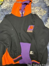 90s STARTER Phoenix Suns Hoodie XL - Vintage Authentic NBA Apparel