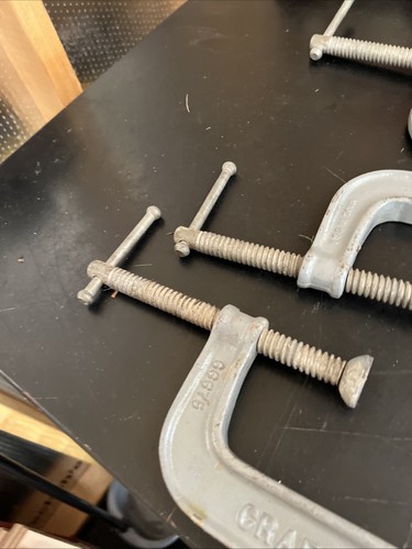 3 Vintage Craftsman 5" Malleable C Clamp Clamps 66675 + Wilton 6 Inch - Picture 7 of 7