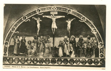 Firenze- Museo Di S. Marco - La Crocifissione Beato Angelico VTG Posted Postcard