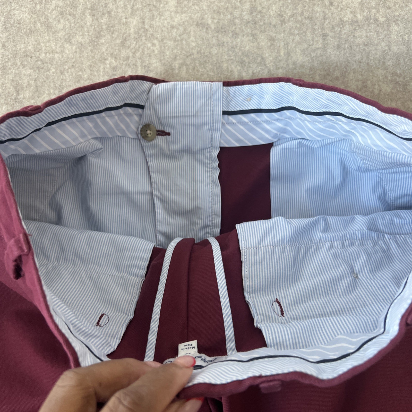 Peter Millar Soft Touch Twill Flat Front Trouser … - image 13