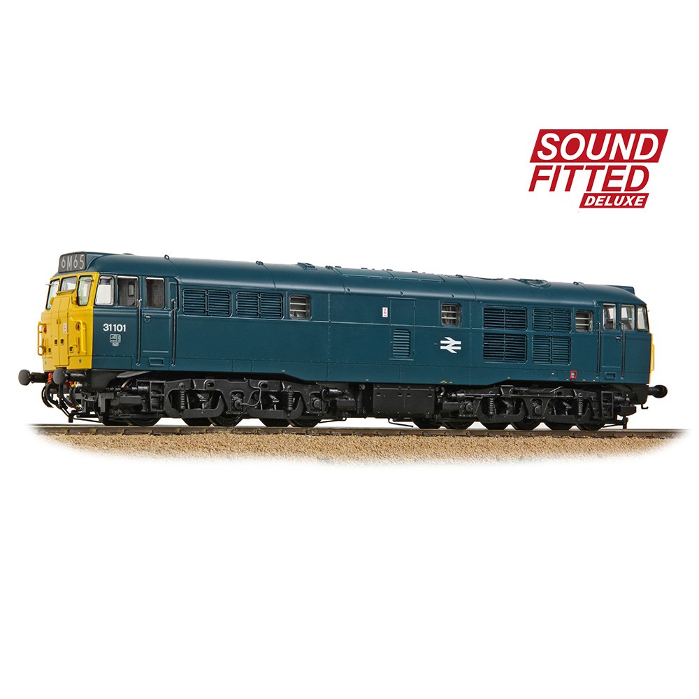 Bachmann 35-804SFX Class 31/1 31101 BR Blue SOUND FITTED DELUXE - OO Gauge