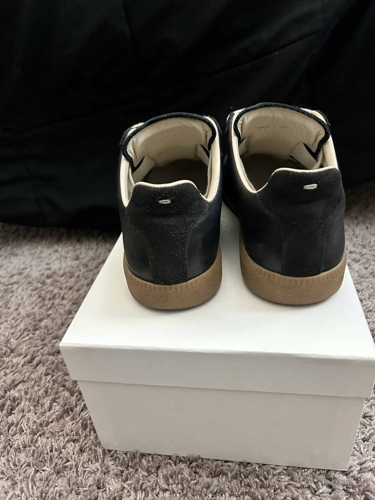 Maison Margiela Gat Black and Gum Size 40.5