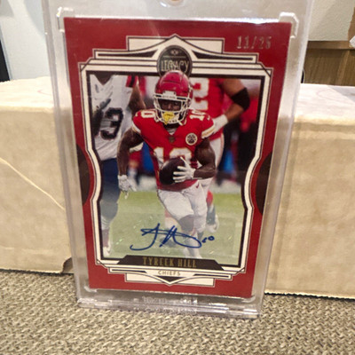 Panini 2021 Legacy Tyreek Hill Autograph /25 Kansas City Chiefs #92