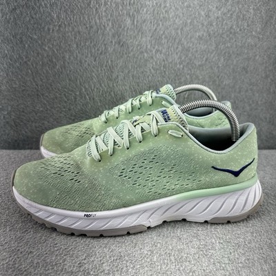 Hoka One Cavu 2 Women s Size 8.5 Green Athletic Comfort Running Shoes Sneakers