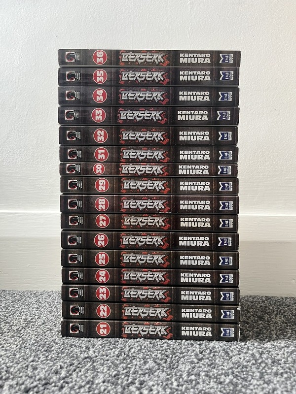 Berserk Singles DMP Vol 21-36 (Total 16 Vols) Single Manga English Kentaro