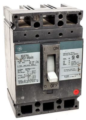 TED134125 GE 125 Amp 480 VAC Circuit Breaker - Next Day Option - New