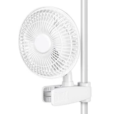 HealSmart Clip Fan, 6-Inch Grow Tent Fan, Monkey Fan, Wall Mount Fan with Adj...