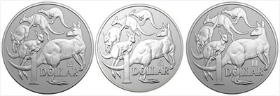 2019 $1 Mob of Roos with Merlion Willis Panda Privy 1oz Silver BU Coin Set