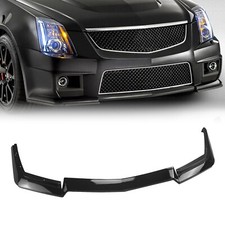 Glossy Black Front Bumper Spoiler For Cadillac Cts-v Style 2009 2010-2015 Glossy Black Front Bumper Spoiler For Cadillac Cts-v Style 2009 2010-2015