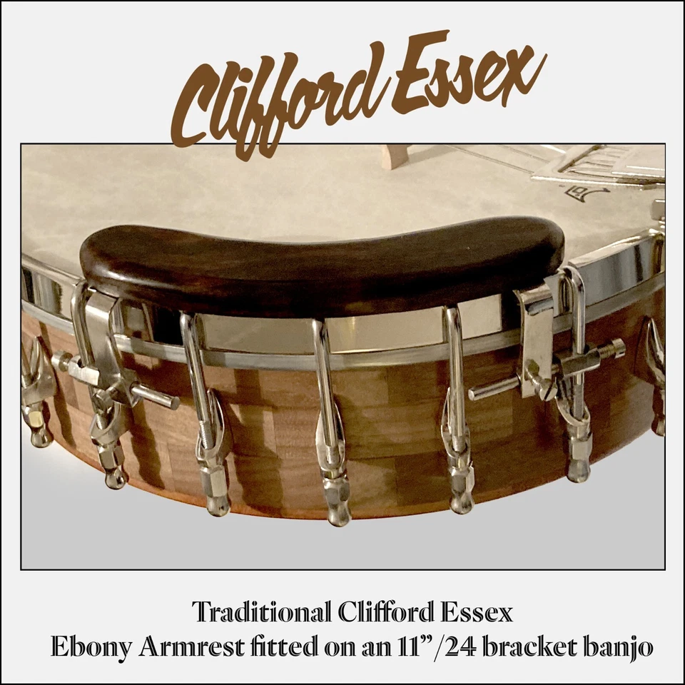 TRADITIONAL CLIFFORD ESSEX BANJO ARMREST. - Image 3 of 4