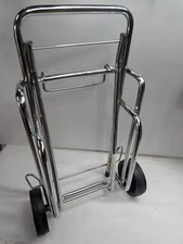Vintage Clipper Jet Set Carts Foldable Luggage Cart Steel