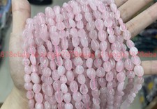 Natural Chips Pink 5-8mm Quartz Stone Beads Irregular Gravel For Jewelry Making