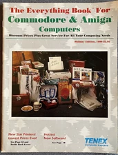 Vtg 1990 Tenex Catalog "Everything Book for Commodore & Amiga Computers" 59pgs