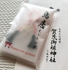 Kyoto Torii gate Omamori Wish come true amule...