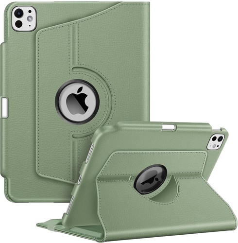 Rotating Case for iPad Pro 11-inch M4 (2024) Swiveling Stand Cover Sleep/Wake - Picture 18 of 24