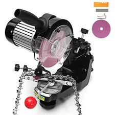 Electric Chainsaw Sharpener, Multi-Angles Automatic Saw Chain Blade Grinder