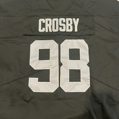 Maxx Crosby Las Vegas Raiders Black Jersey Men's Large | eBay