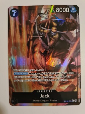 One Piece Jack OP08-084 Alt Art Holo Two Legends Englisch