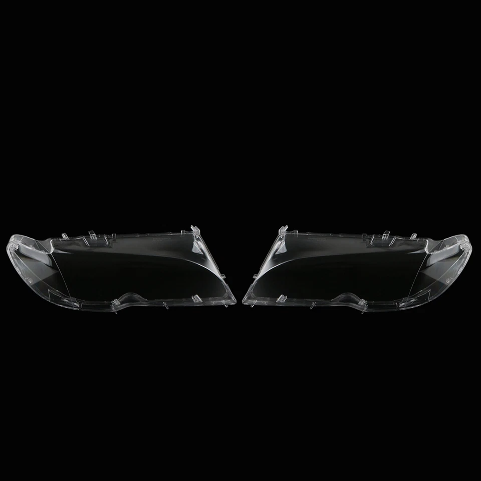 Headlight Headlamp Lens Cover Clear Left+Right For BMW E46 325ci 330ci 2003-2006 - Изображение 3 из 4