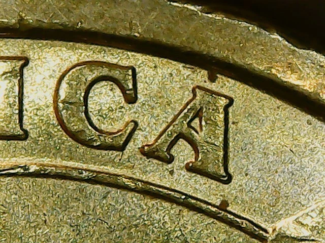 Mechanical Doubling in One Presidential Dollar  Theodore Roosevelt 2013 - P - Image 3 of 4