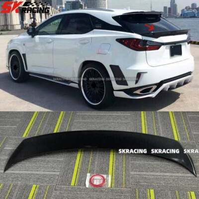 Hot Fits Lexus RX350 450h 2016-22 Carbon Fiber Rear Tail Middle Wing ...