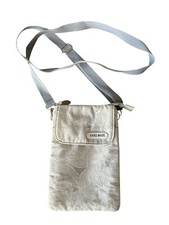 Handmade Grey Floral Cross Body Sling Bag