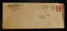 1927 POSTAL HISTORY F. A. Read Fruit Growers Paper Crates Baskets 47 Jay St. NYC