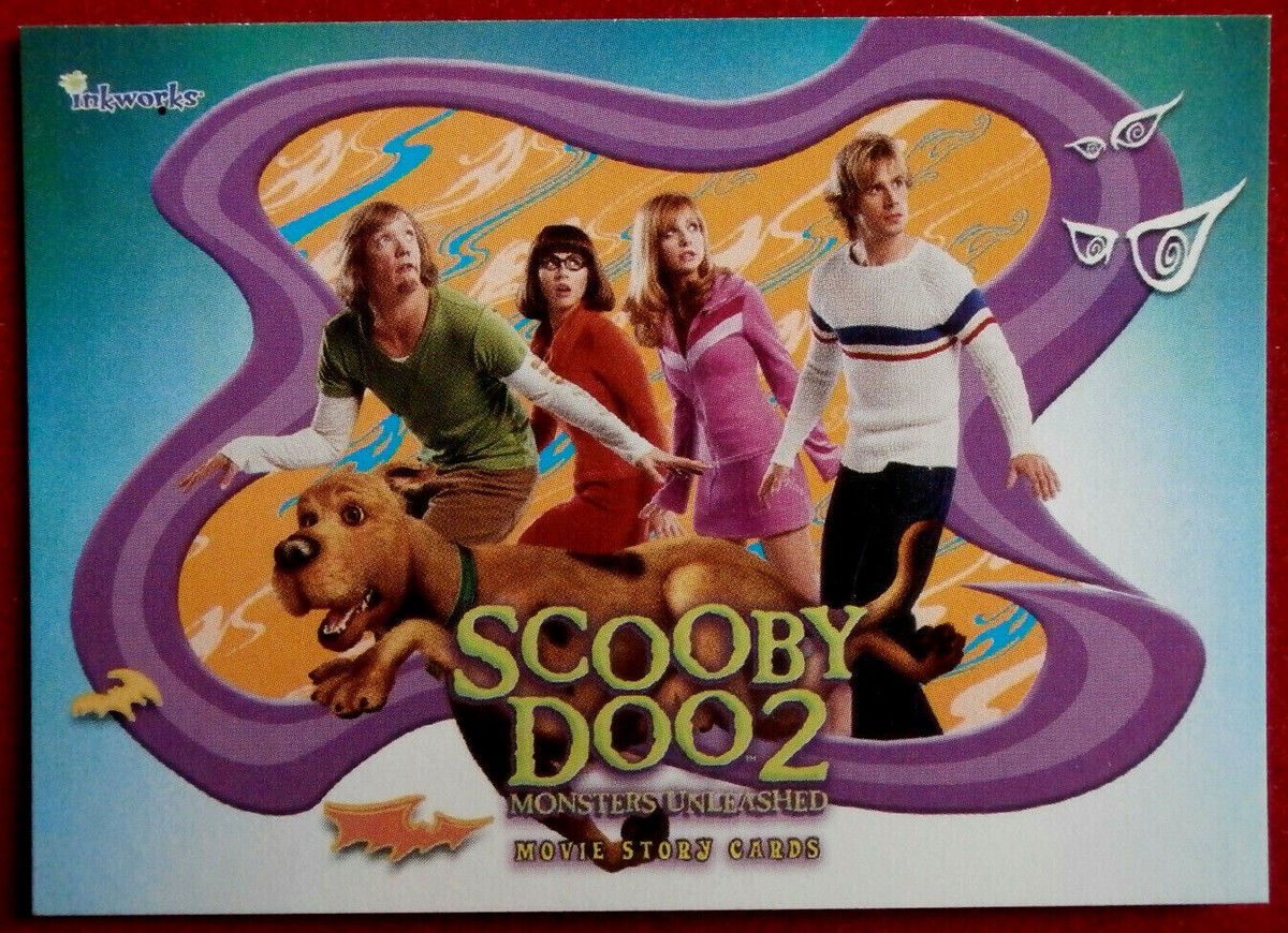SCOOBY DOO MONSTERS UNLEASHED Promo Card P2 Inkworks 2004