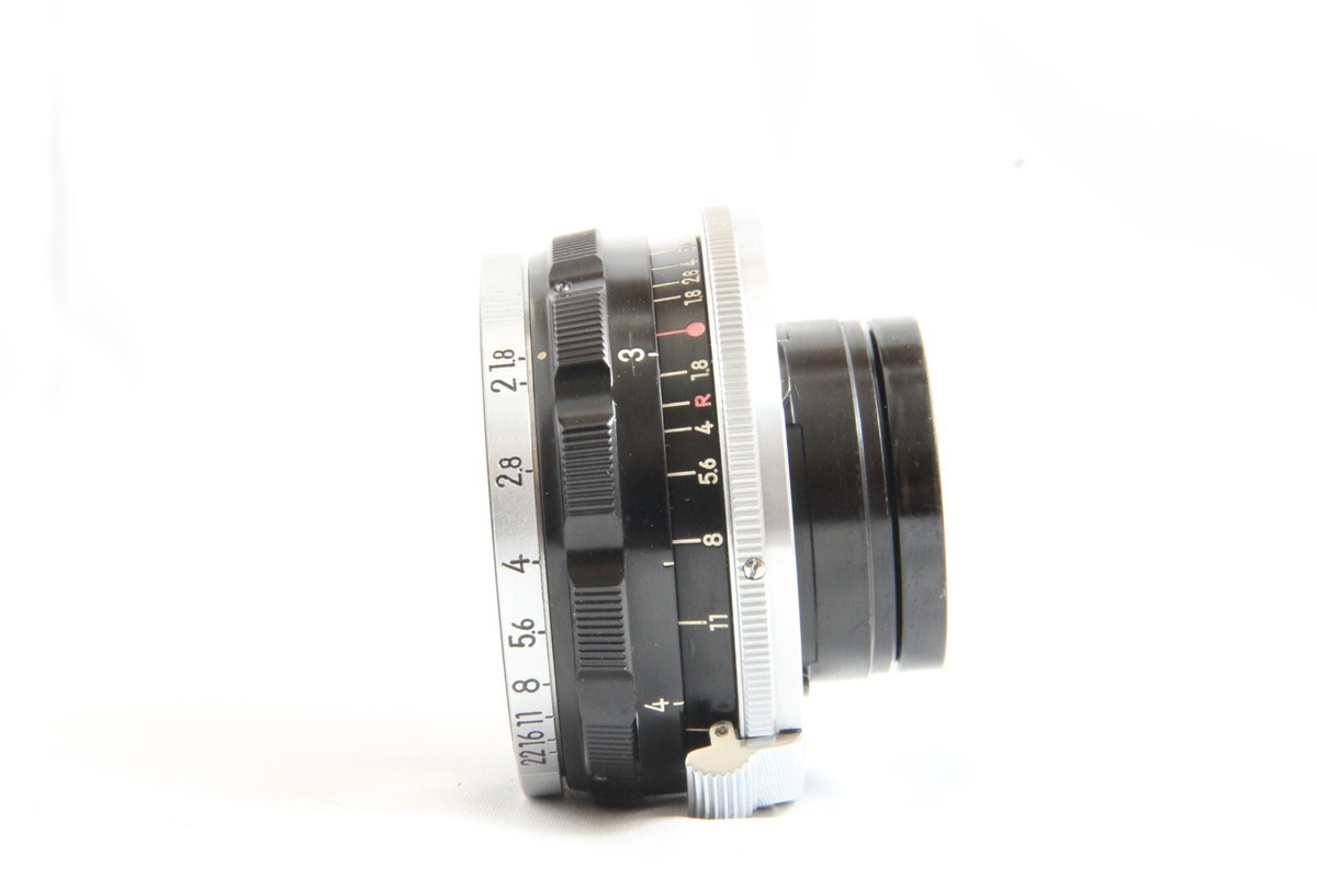 Rare Exc++ Nikon Nippon Kogaku W-NIKKOR 3.5cm 35mm F1.8 Lens S