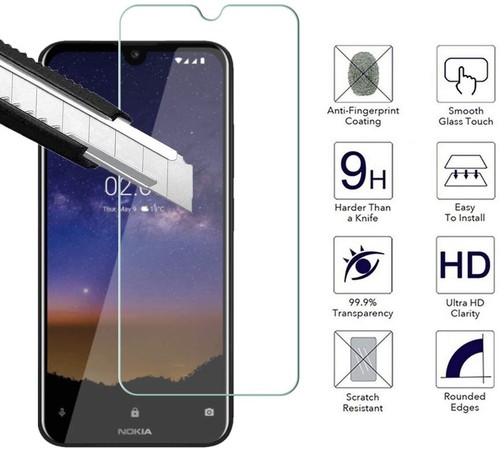 Nokia 2.4 TA-1277 Black Book Flip with Strap + Tempered glass Screen Protector - Picture 6 of 11