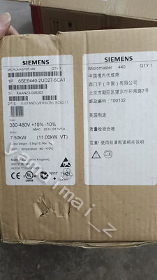 New Siemens 6SE6440-2UD27-5CA1 Frequency Converter 380-480V US Free TAX