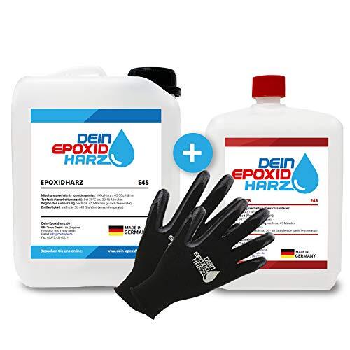 Resina Epossidica Transparente 4,5kg Bicomponente A+B | Transparente (l0d)