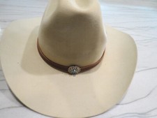 Sterling Silver  Turquoise Concho Hat Band with a Sterling Silver Buckle