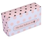 Mini Pink and Black Flip Flop Pedicure Set - Womens — photo 2