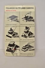Polaroid Land Camera SX-70 Quick Start Instruction Book Pamphlet Vintage Manual