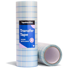 12" X 100' Roll of Clear Transfer Tape for Vinyl, Made in America, Vinyl Transfe