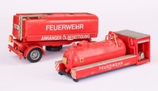 q6B317 Spur H0 Bastlerware Bastelschrott Teileträger Feuerwehr Tanks